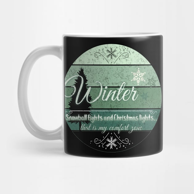 Winter Sunset Design Mint Edition by mythikcreationz